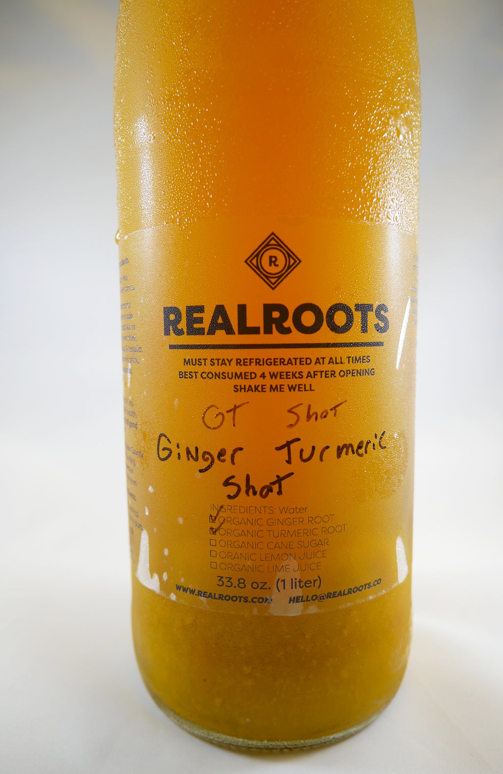 Real Roots Ginger Turmeric Shot