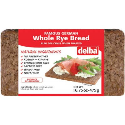 Whole Rye Bread - Delba