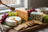 cheese appetizer with 3 cheeses
