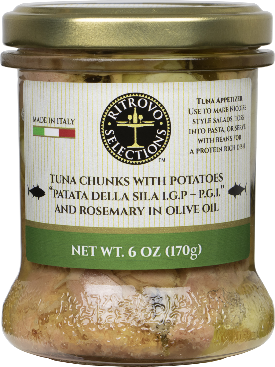Tuna Chunks with Potatoes and Rosemary