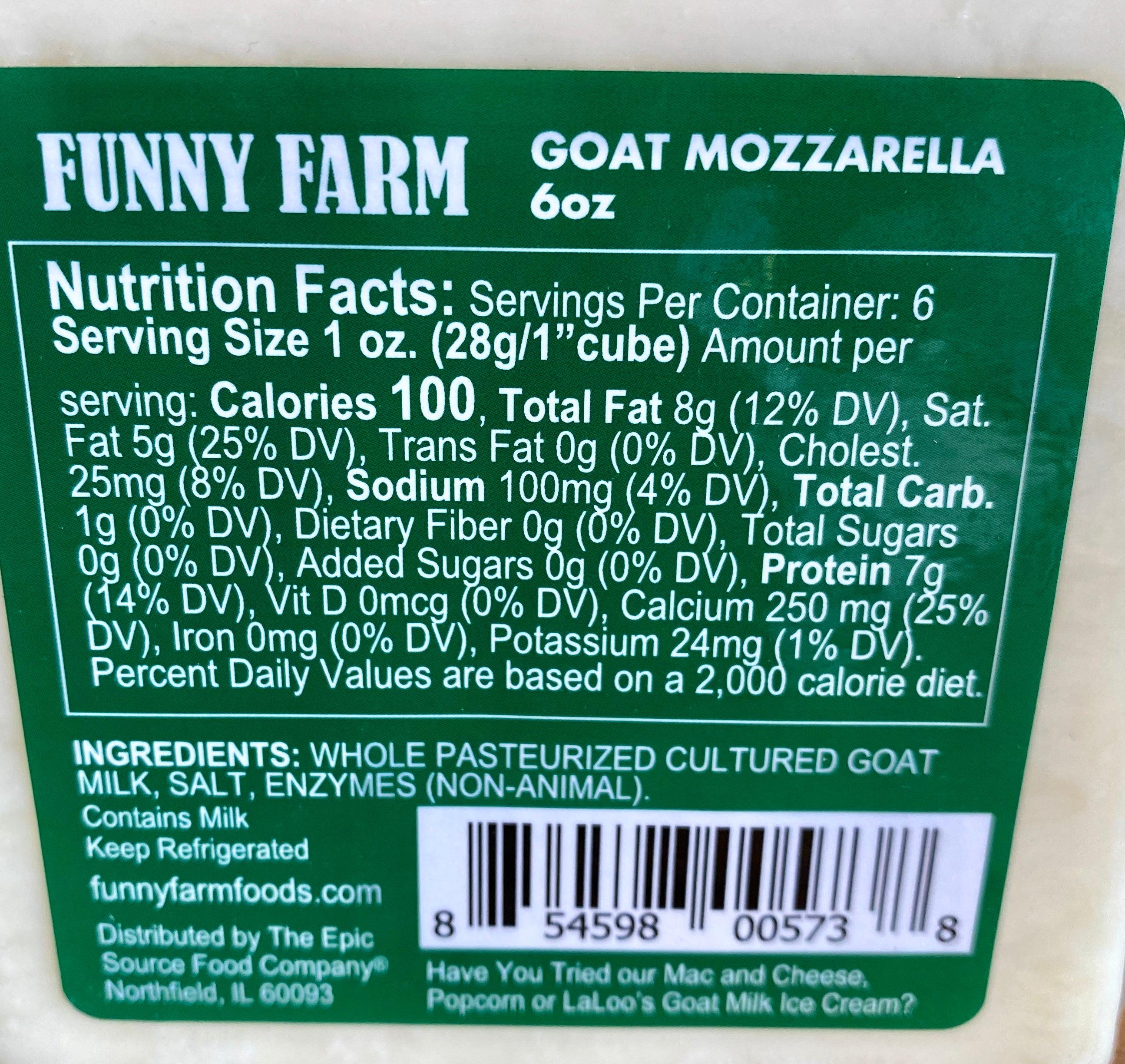 Goat Mozzarella - Funny Farm by LaLoo's