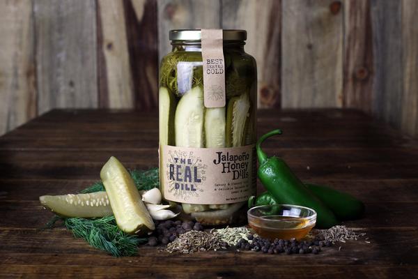 The Real Dill Jalapeno Honey Dill Pickles