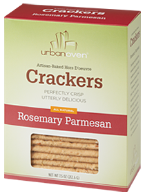 Urban Oven Rosemary Parmesan Crackers