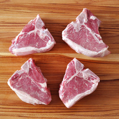 Colorado Lamb Porterhouse Chop, 8 oz / 4 per pack / $24/lb (pre-order deposit)